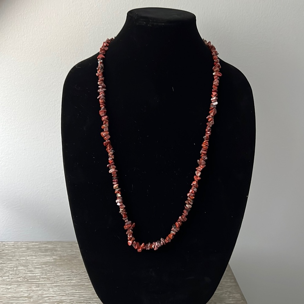 Boho Chip Bead Stone Necklace